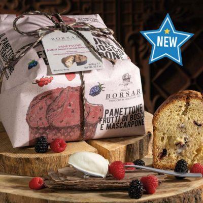 Panettone with Mascarpone Cream & Berries, 1kg (NEW)